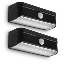 Home Zone Security Solar Step Lights - Motion Sensor LED Outdoor Deck and Ste...