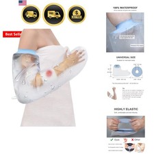 Cast Covers for Shower Arm, Waterproof Cast Cover Arm Adult, Soft Comfortable...