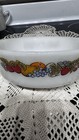 Vintage Anchor Hocking Fire King 1 Qt Round Retro Casserole Dish —Fruit Theme — photo 2