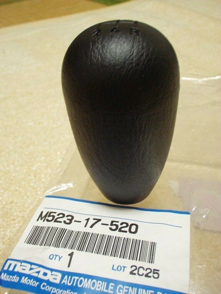 Bouton De Levier De Vitesses Origine Mazda NB MX-5 - 5 Vitesses - Cuir Noir - Neuf