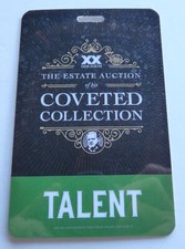 Dos Equis Estate Auction The Coveted Collection TALENT Backstage Pass Laminate
