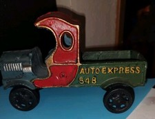 Auto Express 548 Heavy Cast Iron 1/24 Scale Farm Truck Collectable Rolls
