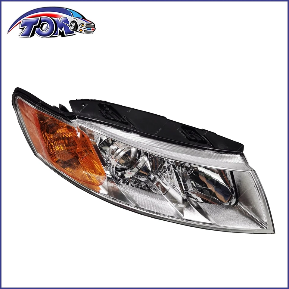 Front Left & Right Chrome Bezel Headlights For 2009-2010 Kia Optima Magentis Foto 3 de 4