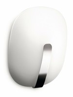 Philips Myliving Wandleuchte Wandlampe Glas Silber Modern HöHe: 25,6 Cm