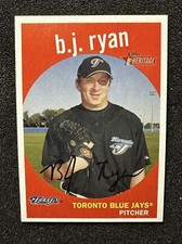 B.J. RYAN #66 2008 Topps Heritage QTY  Toronto Blue Jays