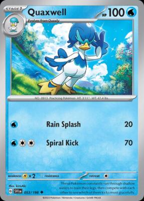 Pokemon Quaxwell (53/258) Scarlet & Violet NM