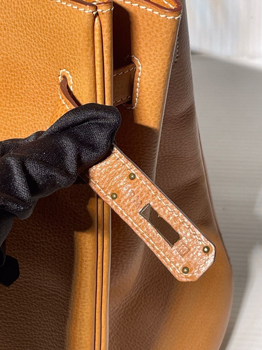 RARE ITEM Hermes Birkin 32 HAC HAUT A COURROIES Natural RARE ITEM Hermes Birkin 32 HAC HAUT A COURROIES Natural
