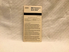 VTG IBM professional office system quick reference guide