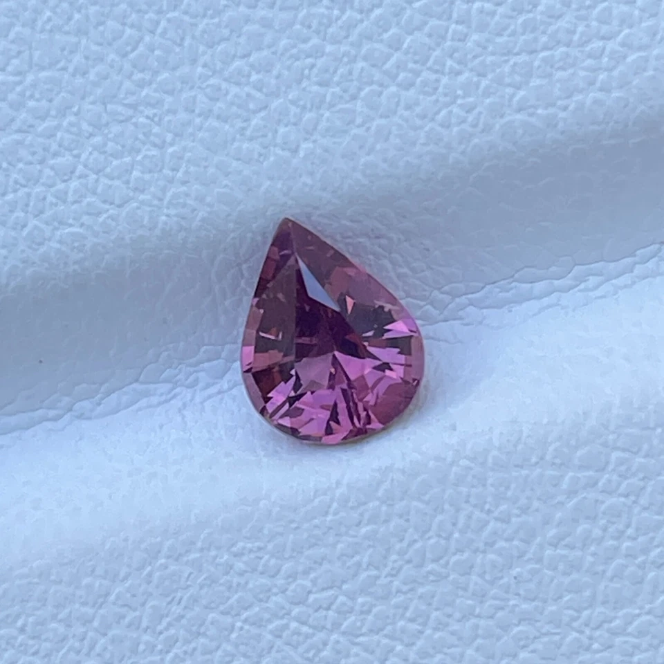 Natural Pink Spinel 1.07 Cts Pear Cut Loose Gemstone Unique Jewelry Ring Gift - Image 3 of 4