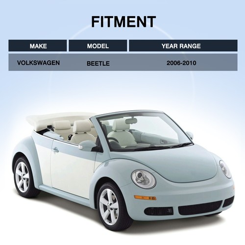 HALOGEN HEADLIGHT ASSEMBLY FOR 2006-2010 VOLKSWAGEN VW BEETLE PASSENGER RIGHT - Picture 8 of 8