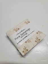 Primitive Gatherings Fabric Floral Low Volume Mini 2.5 Inch Moda OOP CHARM PACK