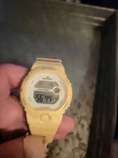 Sports Digital /Light 91-781/Alarm Creme Color Wristwatch Men Used / WORKING