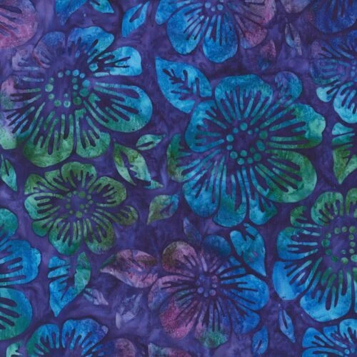 Telas Robert Kaufman Batik Flores y Plantas