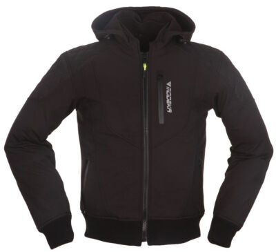 Modeka Clarke Softshell Motorrad Jacke Gr. 3XL - Schwarz
