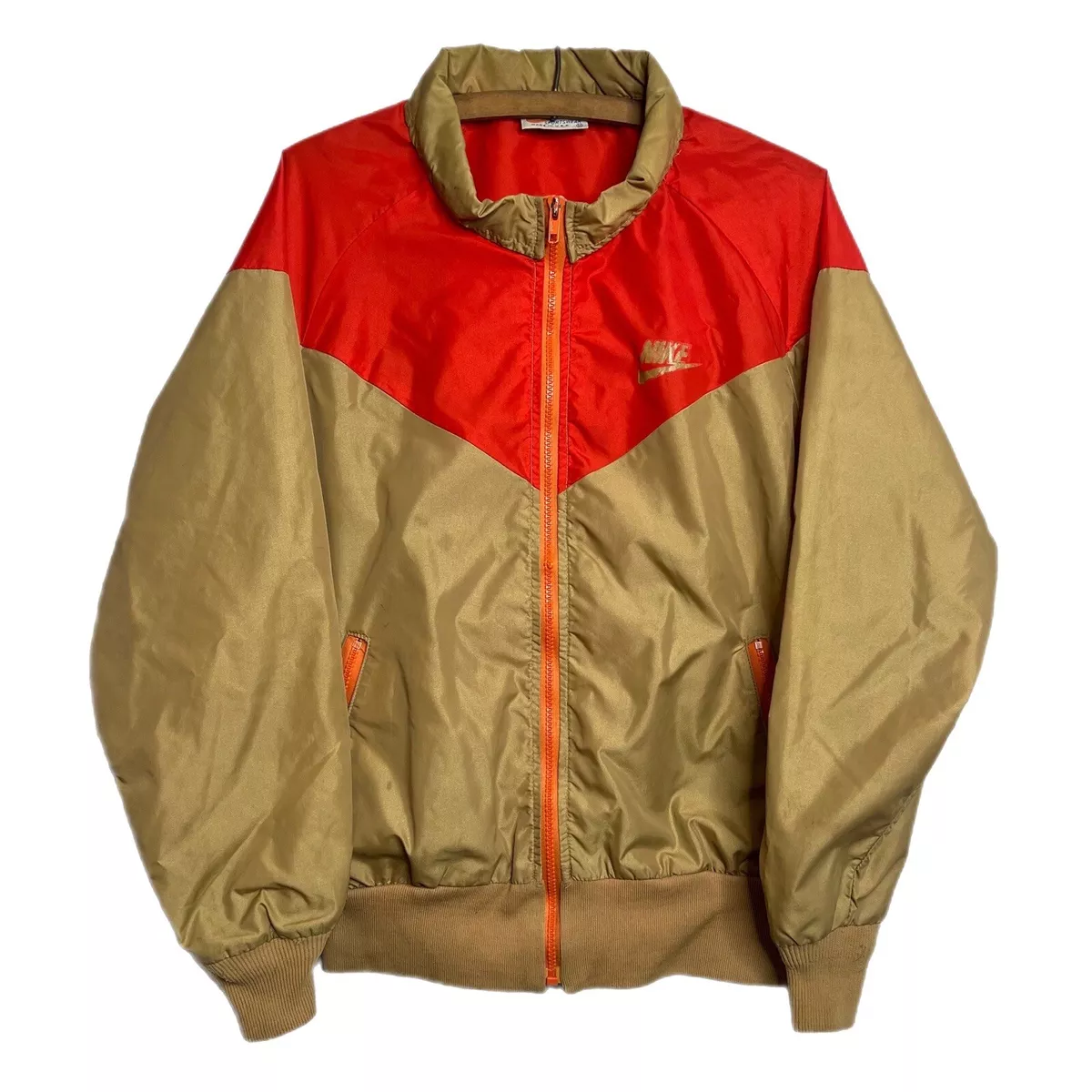 Vintage 70s Nike Orange Label Sportswear Jacket Hoodie Windbreaker