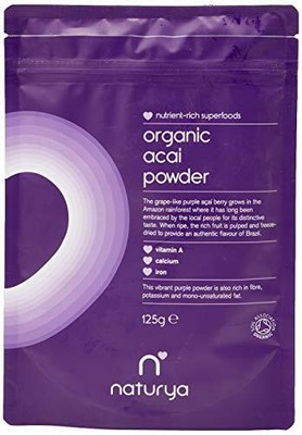 Naturya Bio Acai Pulver 125g Nutritional Power Food Beutel