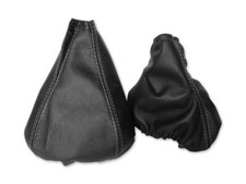 Schaltsack Handbremsabdeckung Fur Alfa Romeo Giulietta 2010-18 Leder Naht Grau