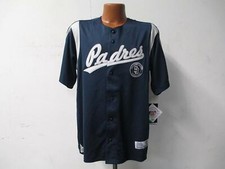 MLB San Diego Padres Button Down Team Jersey Stitched Lettering Adult Sizes