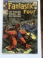 Marvel Comics Fantastic Four #43 Stan Lee Story, Jack Kirby Art/Cover VG