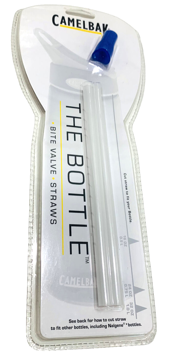 Camelbak water Bottle Bite Valve and Straws Blue Replacement