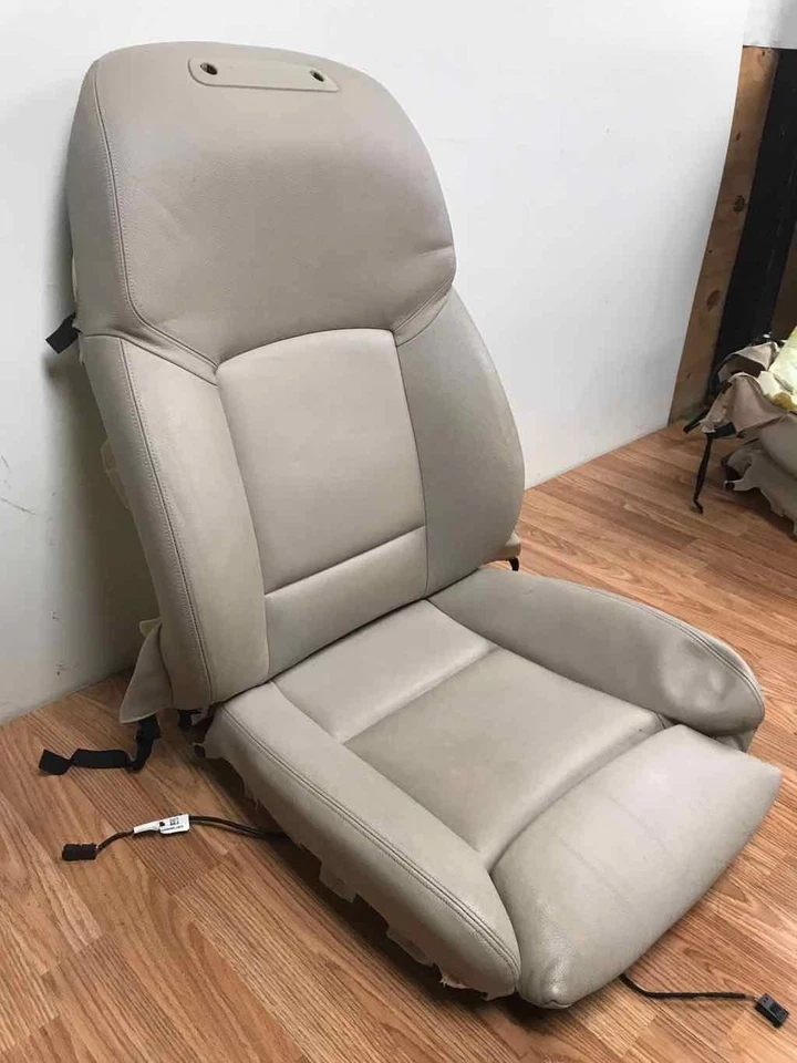 Rh Passenger Seat Curshion Cover Upper Lower Tan Leather Fits BMW 535I 2011-2013 - Image 3 of 4