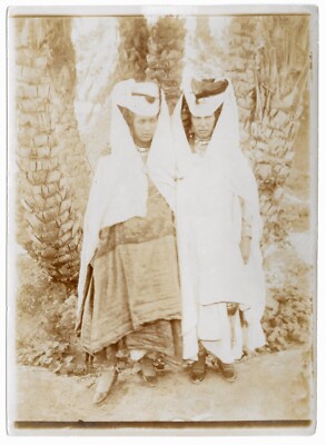 Zwei algerische Frauen Trachtenkleidung Foto um 1900 Algerien