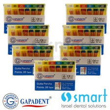 Lot X 7 Gapadent Dental absorbent Gutta Percha greater Taper 0.06 6 degree point