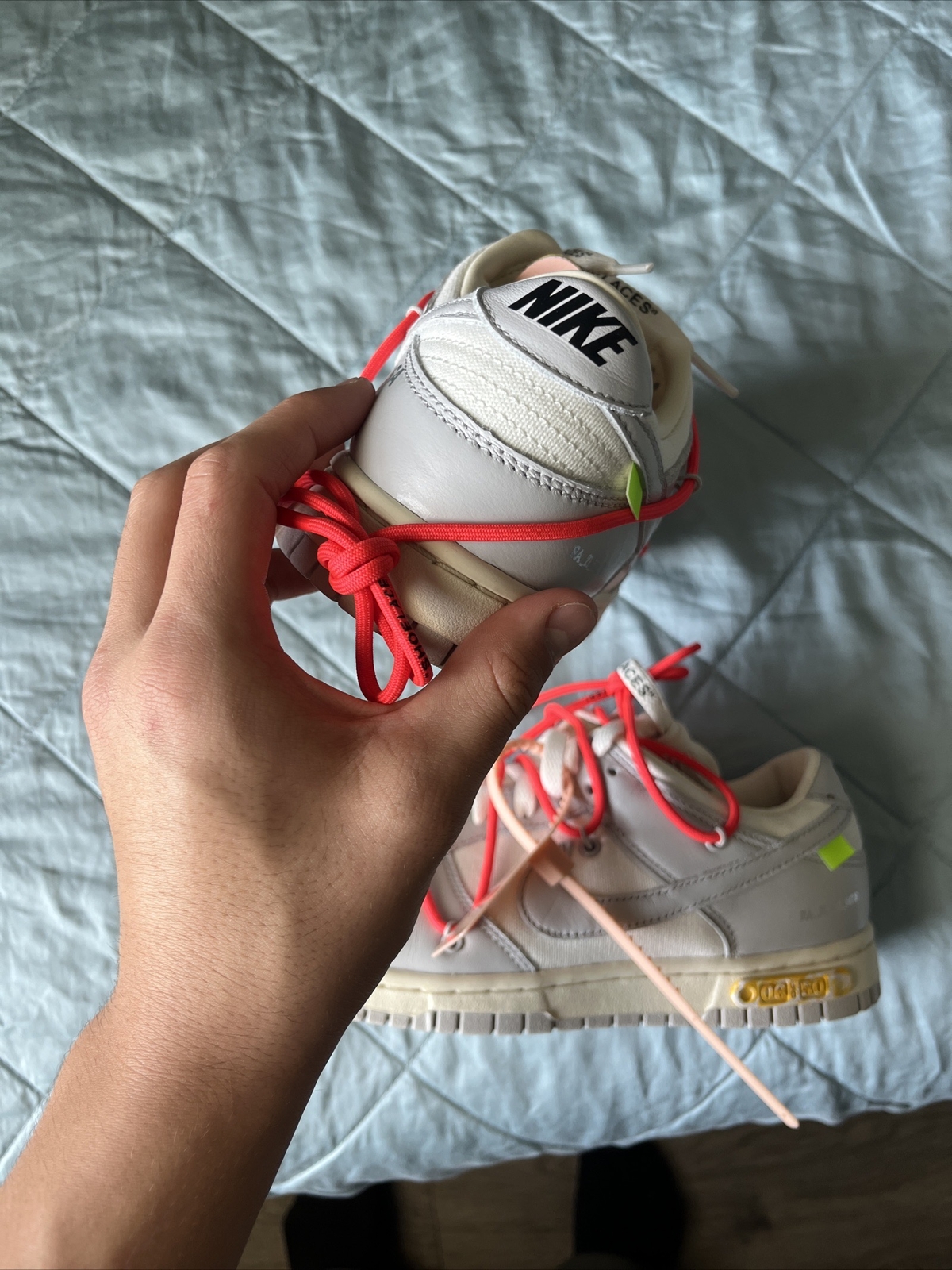OFF WHITE X NIKE Taglia 8 5 Nike bianco sporco x lotto basso schiacciato 06 di 50