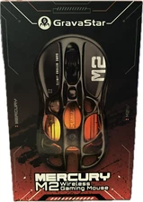 GravaStar Mercury M2 Wireless Gaming Mouse - 5 Programmable Buttons, 26,000 DPI