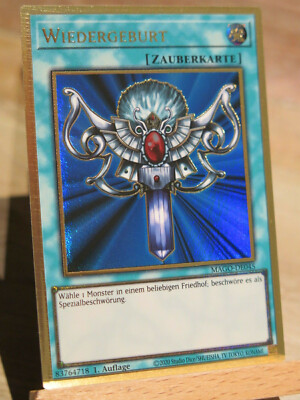 Yu-Gi-Oh! Wiedergeburt - MAXIMUM GOLD RARE - MAGO -  1. Auflage 