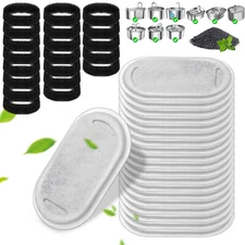 40pcs Pet Cat Water Fountain Filters Replacement for 67/108/135oz Replacement