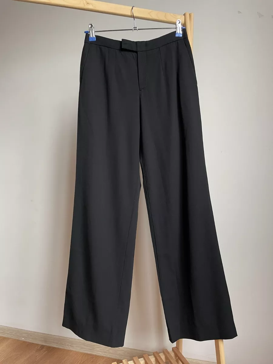 Gucci Vintage Wide Leg Womens Wool Pants Size 42 eBay