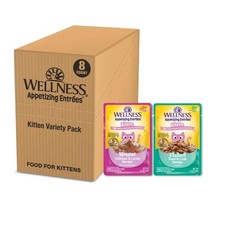 Wellness Appetizing Entr es Variety Pack Kitten Wet 3.73 Ounce Pack of 3