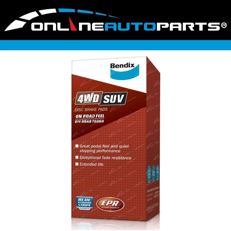 2 Front Disc Rotors + Bendix 4WD Brake Pads for Great Wall V200 V240 X240 11~14 - Image 3 of 4