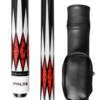 58 Inch Canadian Maple Pool Cue Kit with Hard Case Billiard Stick