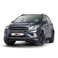 FrontbüGel FrontschutzbüGel FüR Ford Kuga II 2017-19 Facelift ABE Stahl Schwarz