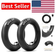 Puncture-Proof 10x2.50 Inner Tubes with Bent Valve for Smart Electric Scooters