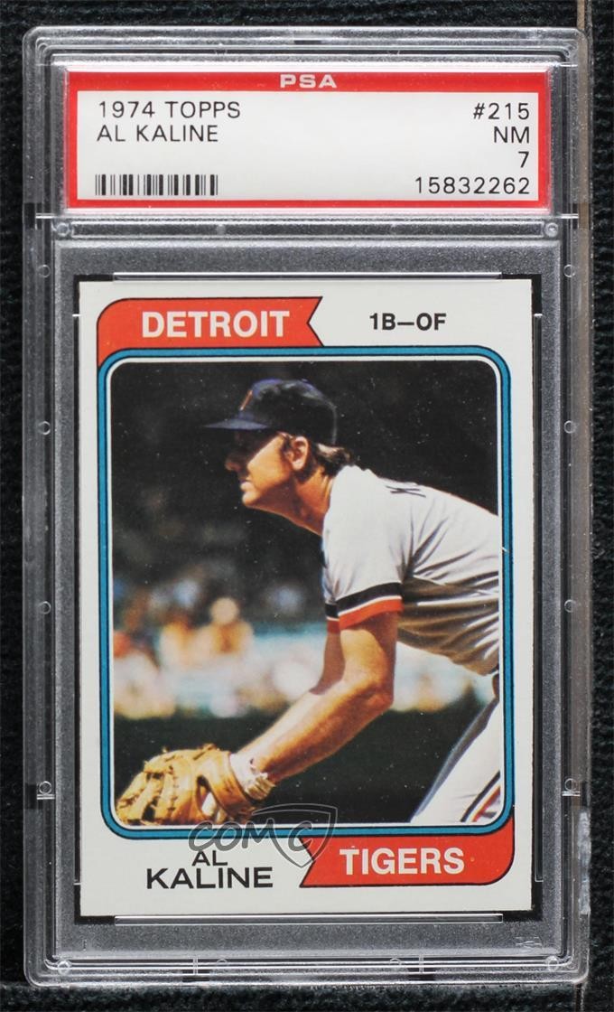1974 Topps Al Kaline #215 PSA 7 HOF 0ae