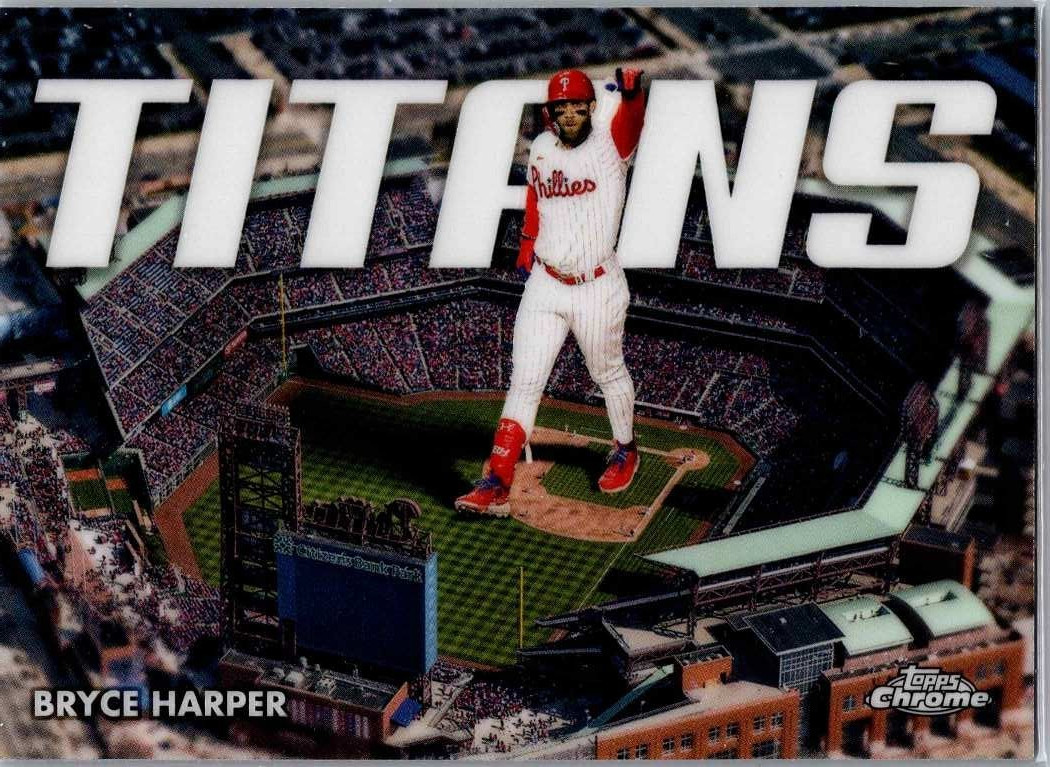 2023 Topps Chrome #CT-2 Bryce Harper Titans
