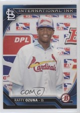 2016 Bowman International Ink Blue 97/150 Raffy Ozuna #II-RO 11pj