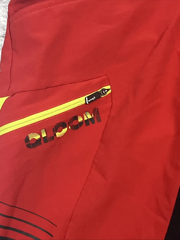 Qloom MTB Mountain Bike Enduro Shorts Medium Red - Image 4 of 4