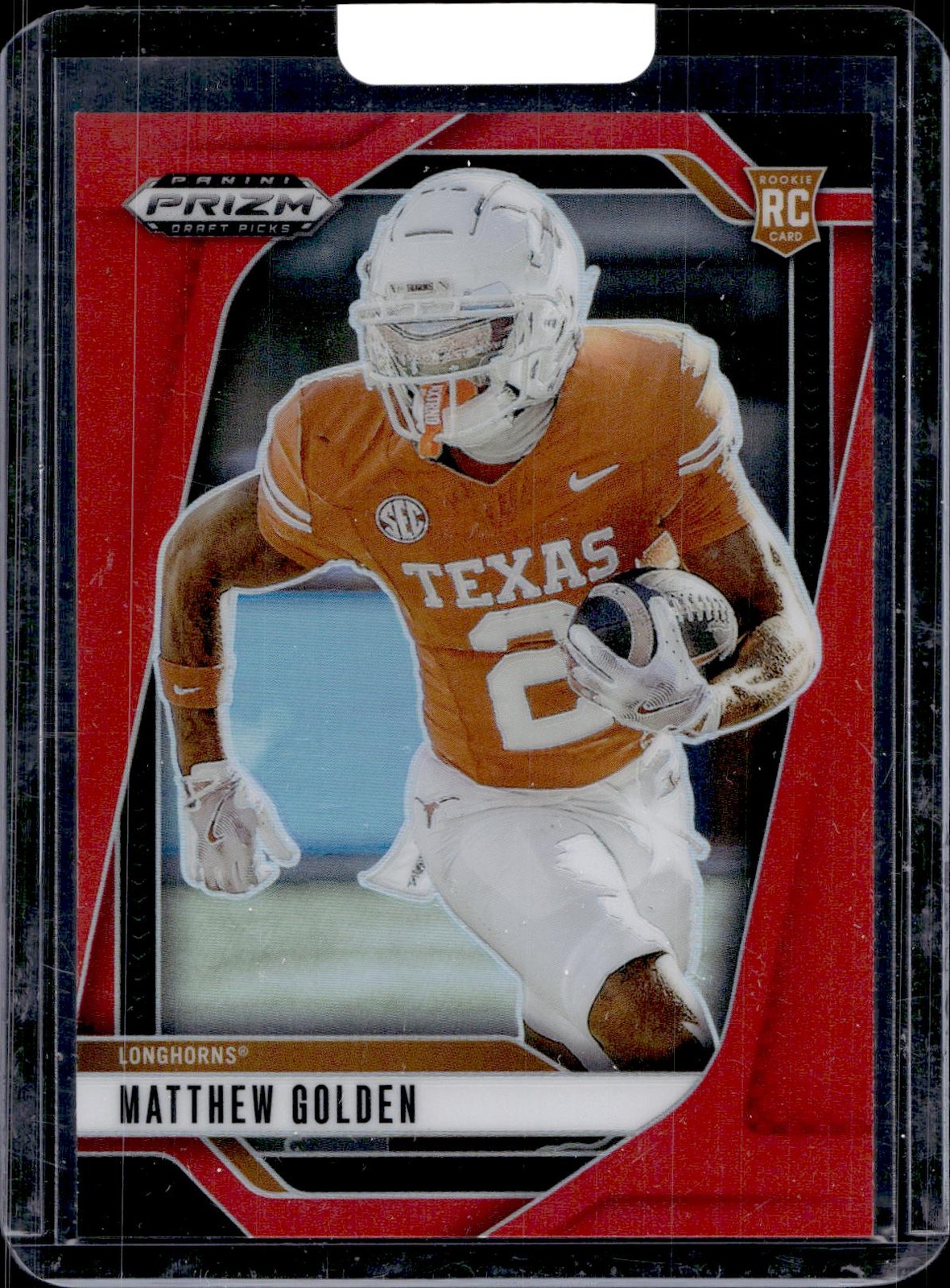 2025 Panini Prizm Draft Picks #130 Matthew Golden Prizms Red #/399