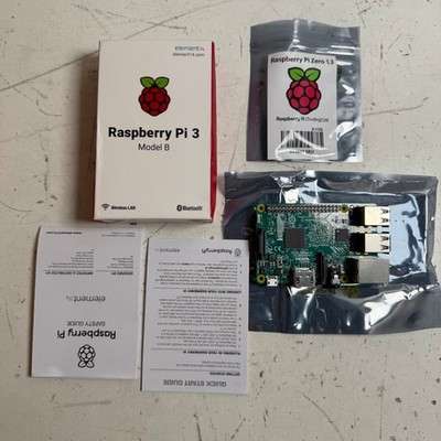 Raspberry Pi 3 Model B Quad-Core Broadcom 64-bit CPU Single-Board Computer