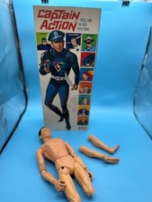 1966 Ideal Captain Action Figure with Box - Please Read Description