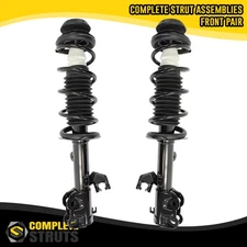Front Pair Complete Struts & Coil Spring Assemblies for 2012-2019 Nissan Versa