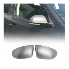 Spiegelkappen Spiegelabdeckung für Skoda Superb II 2008-2015 Edelstahl Matt 2tlg
