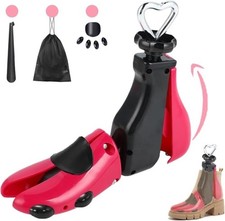 Unisex Adjustable Boot Shoe Stretcher Expansion Expander For Width & Length Pink