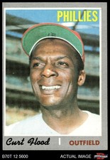 1970 Topps #360 Curt Flood Phillies 5 - EX