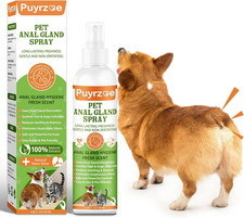 Dog Anal Gland Spray for All Pets - Fast Relief for Anal Glands Natural, Soothes