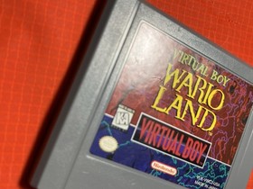 Vintage Virtual Boy Game WARIO LAND Warioland 95 Us New Save Battery Installed